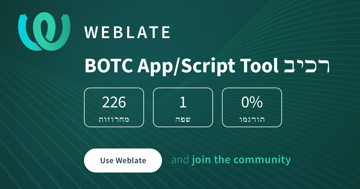 BOTC App/Script Tool — Hebrew @ BOTC Translations
